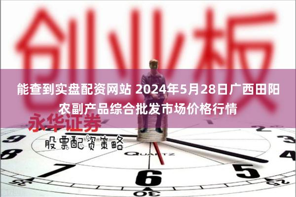 能查到实盘配资网站 2024年5月28日广西田阳农副产品综合批发市场价格行情