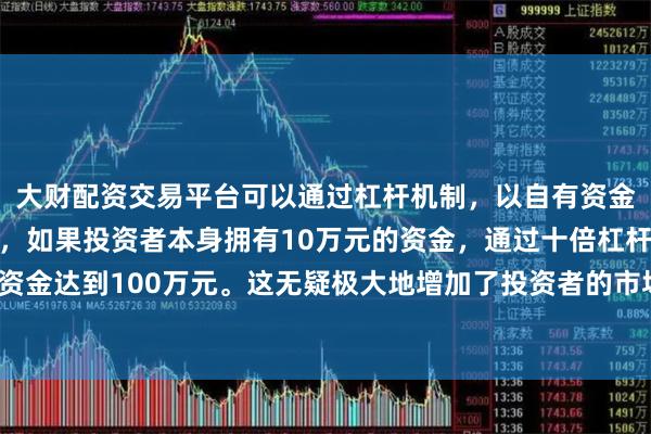 大财配资交易平台可以通过杠杆机制,以自有资金的十倍进行投资。例如,如果投资者本身拥有10万元的资金,通过十倍杠杆,他们可以操作的资金达到100万元。这无疑极大地增加了投资者的市场影响力和潜在收益。隔夜金价站上3400美元/盎司创五周新高