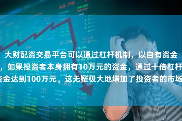 大财配资交易平台可以通过杠杆机制,以自有资金的十倍进行投资。例如,如果投资者本身拥有10万元的资金,通过十倍杠杆,他们可以操作的资金达到100万元。这无疑极大地增加了投资者的市场影响力和潜在收益。内塔尼亚胡7日晚在回应美方提议时称