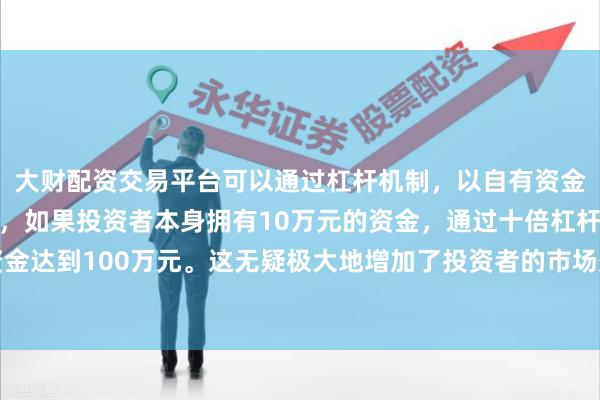 大财配资交易平台可以通过杠杆机制,以自有资金的十倍进行投资。例如,如果投资者本身拥有10万元的资金,通过十倍杠杆,他们可以操作的资金达到100万元。这无疑极大地增加了投资者的市场影响力和潜在收益。才能吸引日益谨慎的观众走进影院
