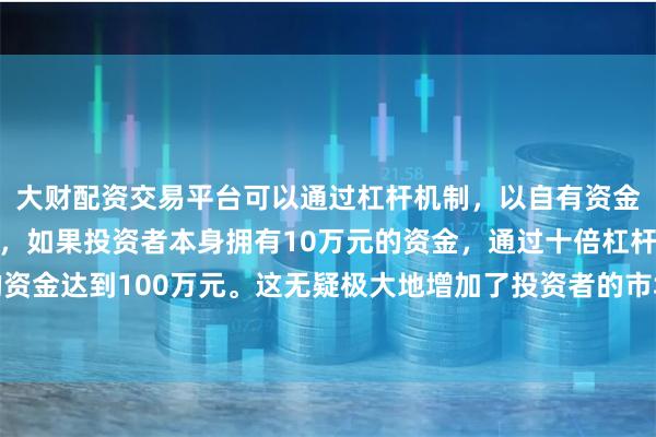 大财配资交易平台可以通过杠杆机制,以自有资金的十倍进行投资。例如,如果投资者本身拥有10万元的资金,通过十倍杠杆,他们可以操作的资金达到100万元。这无疑极大地增加了投资者的市场影响力和潜在收益。目前该股处于破发状态