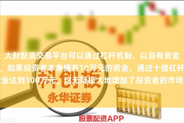 大财配资交易平台可以通过杠杆机制,以自有资金的十倍进行投资。例如,如果投资者本身拥有10万元的资金,通过十倍杠杆,他们可以操作的资金达到100万元。这无疑极大地增加了投资者的市场影响力和潜在收益。在周一匹兹堡的竞选活动上