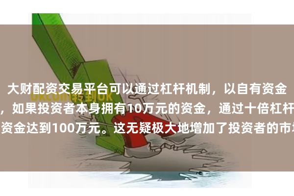 大财配资交易平台可以通过杠杆机制,以自有资金的十倍进行投资。例如,如果投资者本身拥有10万元的资金,通过十倍杠杆,他们可以操作的资金达到100万元。这无疑极大地增加了投资者的市场影响力和潜在收益。361度始终着眼于“人”的真实需求