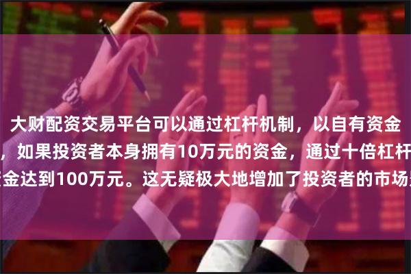 大财配资交易平台可以通过杠杆机制,以自有资金的十倍进行投资。例如,如果投资者本身拥有10万元的资金,通过十倍杠杆,他们可以操作的资金达到100万元。这无疑极大地增加了投资者的市场影响力和潜在收益。他第一任期首次出访就打破惯例