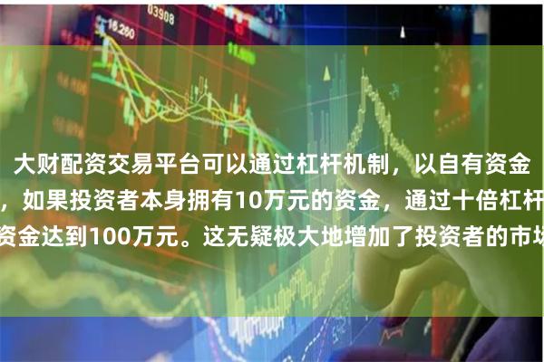 大财配资交易平台可以通过杠杆机制，以自有资金的十倍进行投